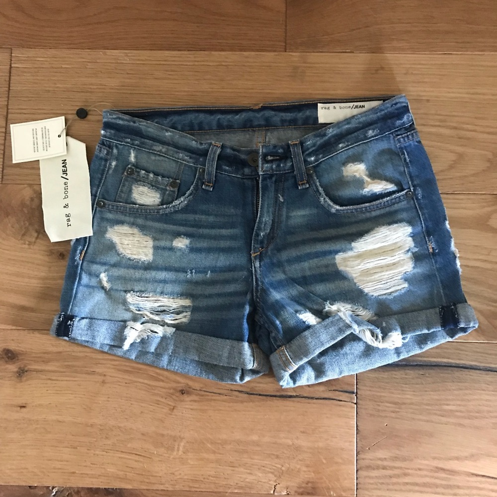 Rag & Bone Distressed Rebel Shorts